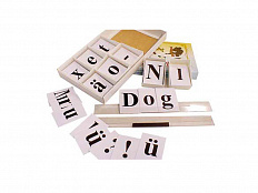 Набор карточек для изучения иностранного языка Буквы и знаки препинания