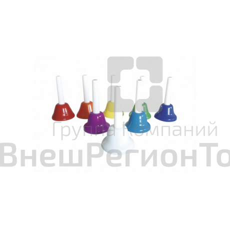 Набор колокольчиков 8 штук ударных на ручке.