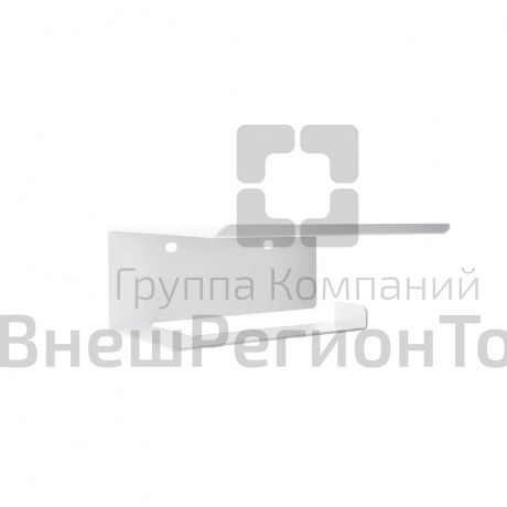 Держатель для туалетной бумаги, с полкой.