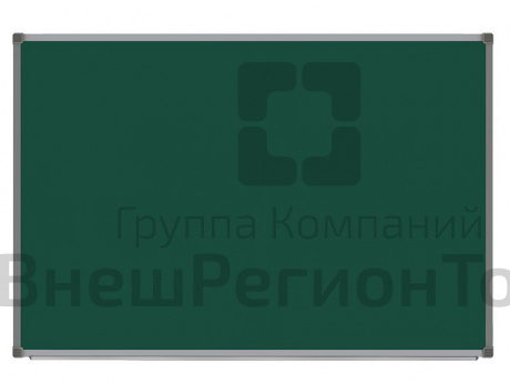 Одноэлементная магнитно-меловая доска 60х90 - алюминиевый профиль.