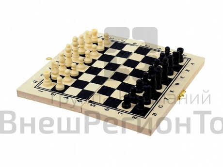 Шахматы походные (сосна).