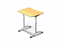Стол ученический одноместный с регулировкой высоты, усиленный