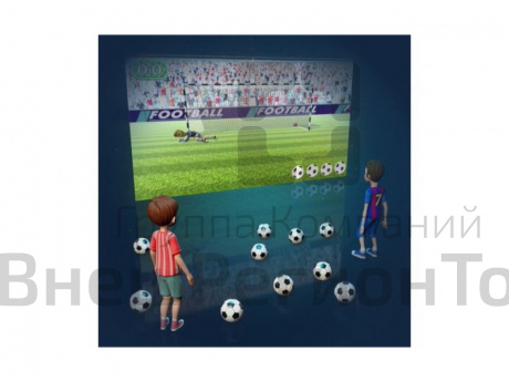 Интерактивная стена "Спортбол" в корпусе, кинект.