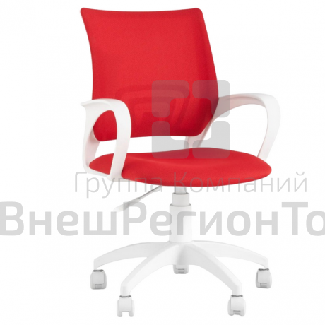 Кресло оператора Topchairs ST-BASIC-W красная ткань.