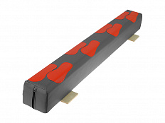 Бревно гимнастическое "Следы", дерево, 1,5 м