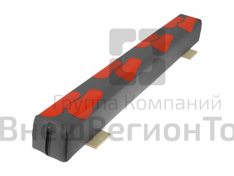 Бревно гимнастическое "Следы", дерево, 1,5 м.