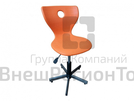 Стул ученический группа роста №4-7 на газовом лифте с цельным пластиком.