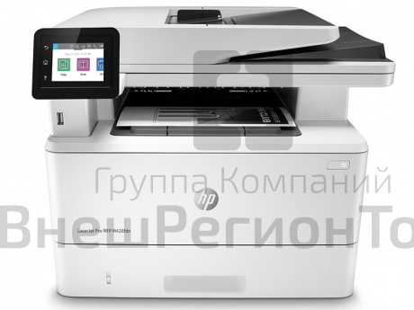 МФУ лазерный HP LaserJet Pro M428fdn, A4, белый.