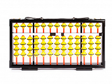 Счёты абакус учительские, 13 рядов, жёлтый