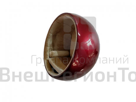 Подвесное кресло-шар в велюре.