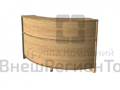 Кафедра выдачи угловая 90 град.внутр. 1250х1250х1160.