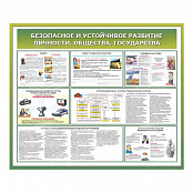 Стенд "Безопасное и устойчивое развитие личности, общества, государства"