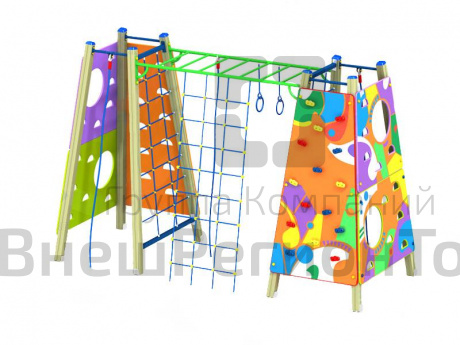 Скалолаз граффити двойной.