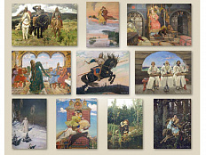 Сказочные сюжеты в картинах Васнецова В.М. Набор репродукций А3, 9 шт.