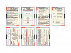 Русский язык 8 класс (таблицы 7 шт. 68х98 см)