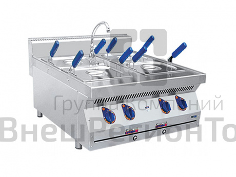Электроварка настольная, 4 перфорированные гастроемкости, 80x75x47,5 см.