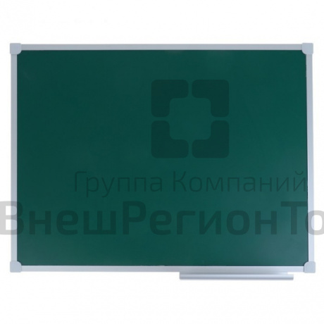 Доска магнитно-меловая, 60х90 см, зелёная.