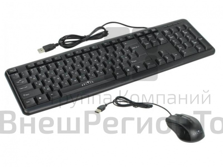 Комплект (клавиатура+мышь) Oklick 600M, USB, проводной, цвет черный.