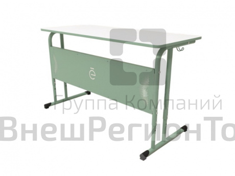 Двухместная парта Optima, регулируемая по росту (цвет в ассортименте).