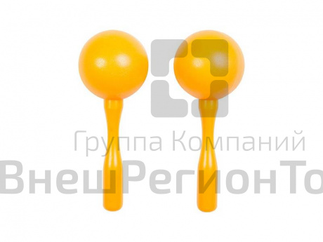Маракасы пластиковые FMP-21YL желтый.