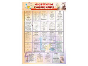 Информационный стенд Формулы — 100 см × 69 см