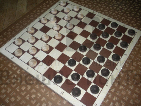 Шашки международные (стоклеточные).