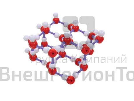 Лед (H2O), сборная модель .