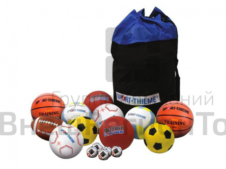 Набор мячей для спортивных игр для занятий ЛФК.