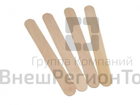 Шпатель медицинский, деревянный 150х18х1.8 (100 шт.).