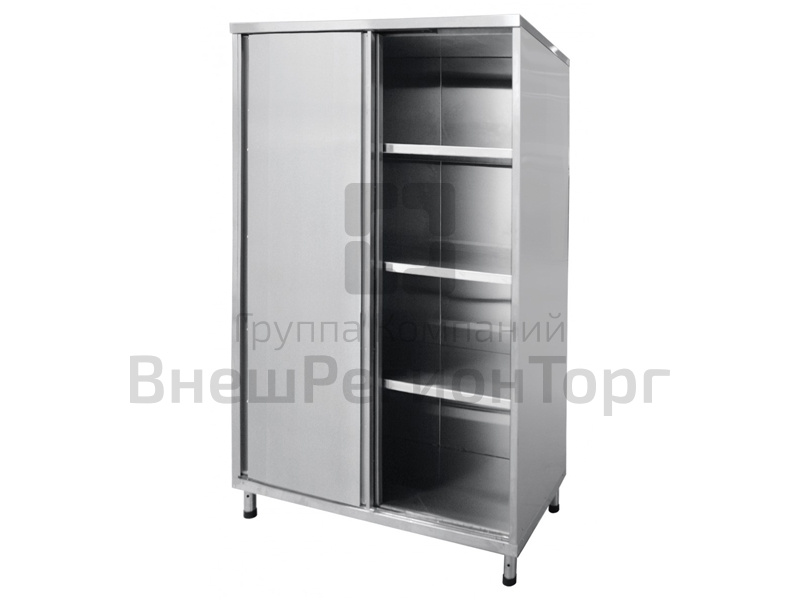 Шкаф-купе нейтральный, 3 полки, 1500х560х1800 мм.