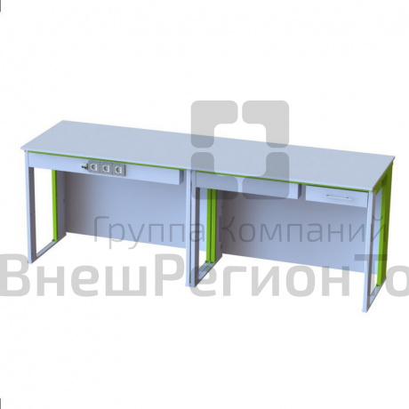 Стол демонстрационный с электрикой 2400х700х900.