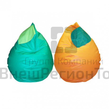 Кресло для релаксации Капля большая фрукты 1200х750х550 мм.