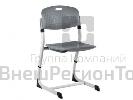 Стул «Оптима PP» с пластиковым сиденьем и спинкой.