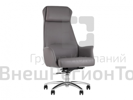 Кресло руководителя TopChairs Viking, серое.