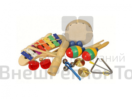 Набор перкуссии 10 предметов.