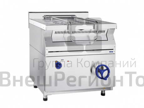 Сковорода электрическая, нерж., 40 л, 80х80х95 см.