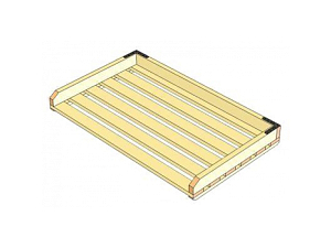 Лоток для хлеба, 740х450х70 мм