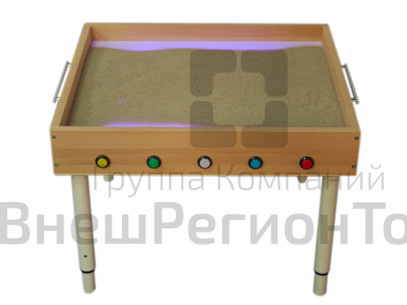 Световой стол из бука для рисования песком (в комплект входит песок 12,5 кг).