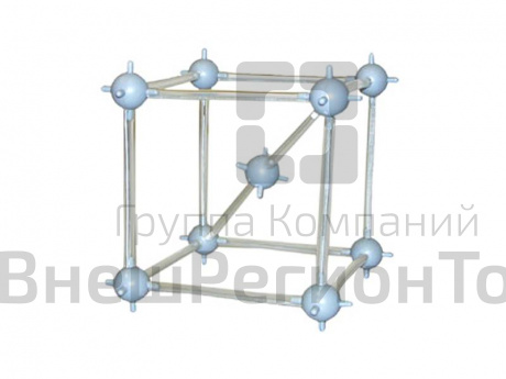 Модель "Кристаллическая решетка железа" (демонстрационная)..
