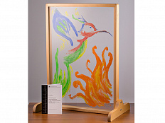 Арт-терапевтический комплекс, с прозрачным мольбертом