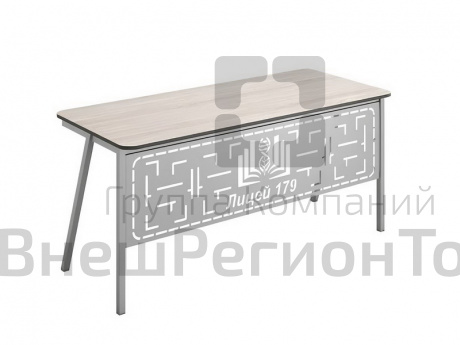 Стол ученический 2-местный нерегулируемый с перф.экраном.