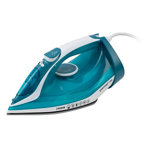 Утюг Polaris PIR 2487AK, 2400Вт, бирюзовый/белый