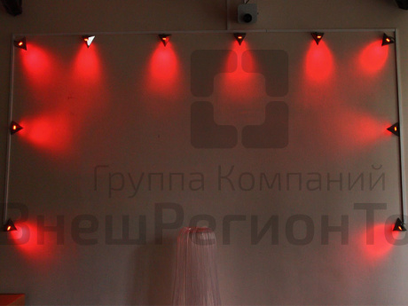 Стена световая анимационная, комплект светильников.