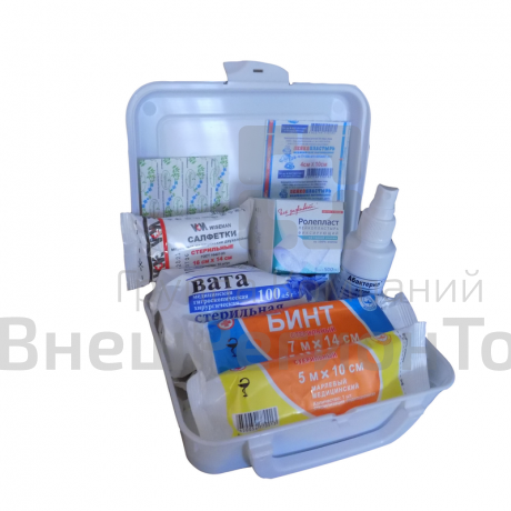 Набор перевязочных материалов.