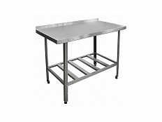 Стол разделочный с бортиком + полка-решетка, серия СТАНДАРТ НК