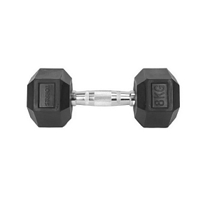 Комплект гантелей обрезиненных, 1-10 кг