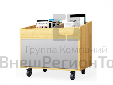 Тумба мобильная 1 ящик, 690х500х630 мм.