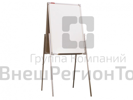 Мольберт домик двухсторонний маркерный 75х50 - алюминиевый профиль.