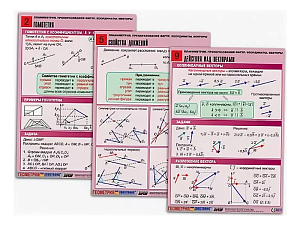 Таблицы по планиметрии А1 — 10 листов (ЭДГ-6777)