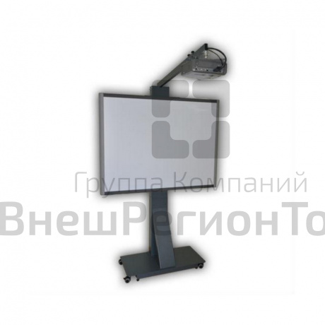 Интерактивный комплект с короткофокусным проектором и мобильной стойкой 16:9.